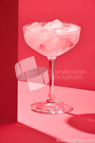 Image of glass of iced cocktail