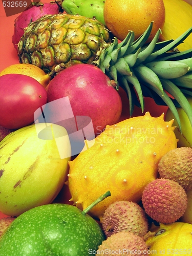 Image of Tropical fruits and vegetables
