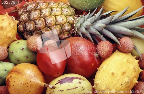 Image of Tropical fruits and vegetables