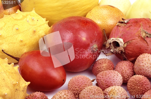 Image of Tropical fruit and vegetables