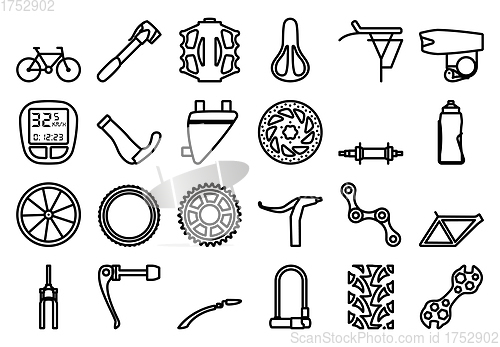 Image of Bike Icon Set