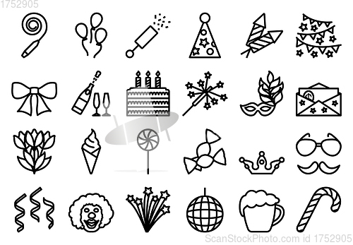 Image of Celebration Icon Set