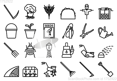 Image of Garden Icon Set