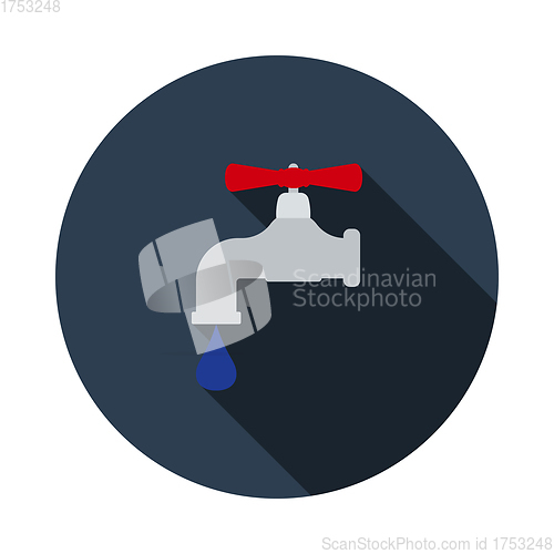 Image of Icon Of Pipe With Valve
