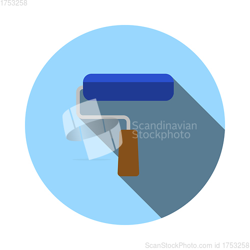 Image of Icon Of Construction Paint Brushes