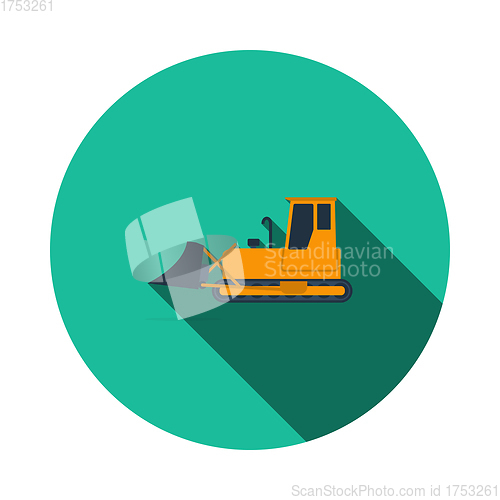 Image of Icon Of Construction Bulldozer