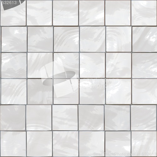 Image of White tiles