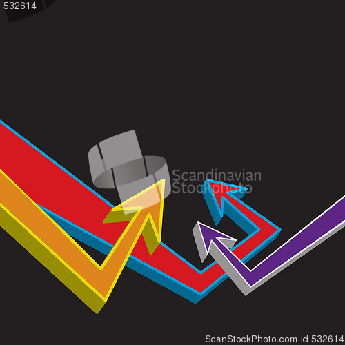 Image of Funky Arrows Layout