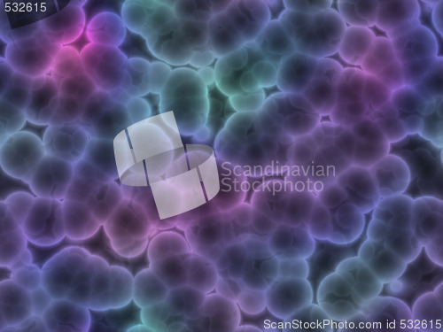 Image of blue cells