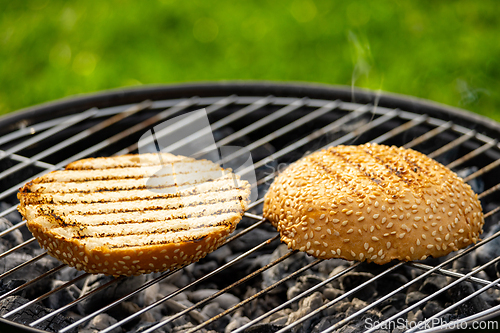 Image of grilled burger bread