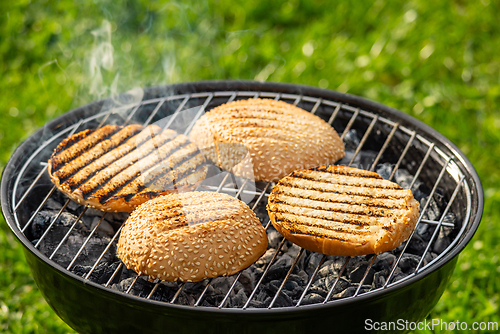 Image of grilled burger bread