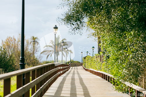 Image of Spanish resort in January