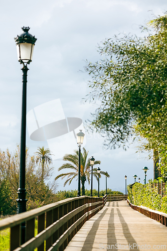Image of Spanish resort in January