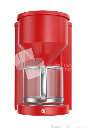 Image of Red filter coffee machine