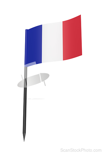 Image of French flag toothpick