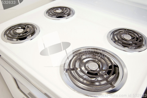 Image of electric stovetop