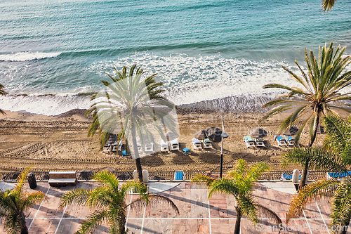 Image of panoramic view of Marbella promenade