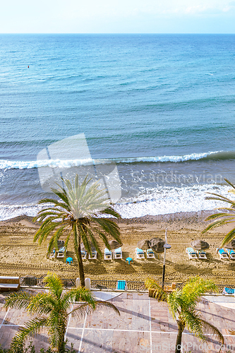 Image of panoramic view of Marbella promenade
