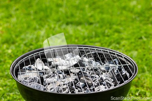 Image of empty charcoal grill