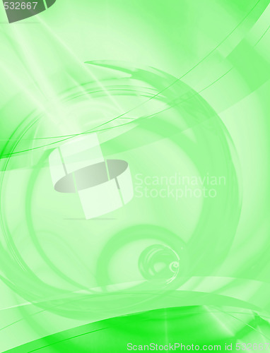 Image of Abstract Green Layout