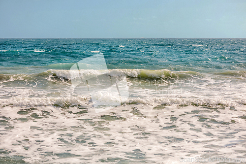 Image of blue ocean wave