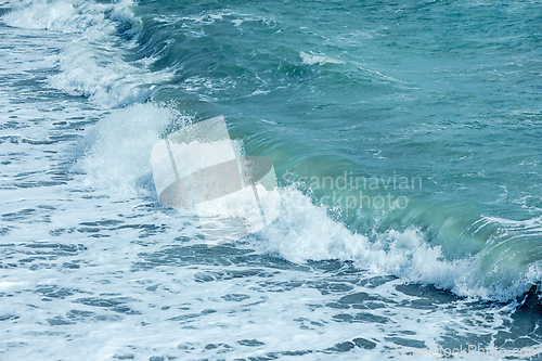 Image of blue ocean wave