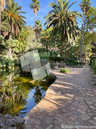 Image of beautiful garden in Mallorca