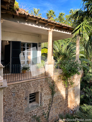 Image of beautiful garden in Mallorca