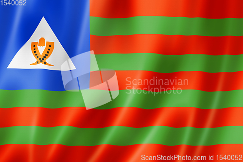 Image of Bubis ethnic flag, Africa