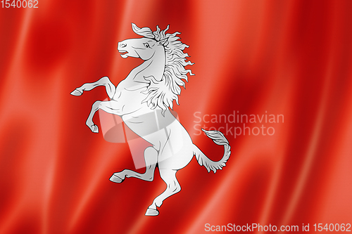Image of Kent County flag, UK
