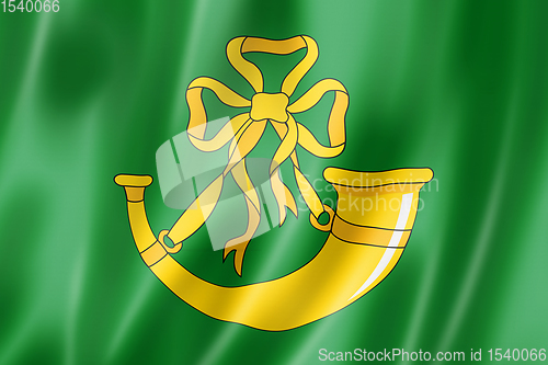 Image of Huntingdonshire County flag, UK