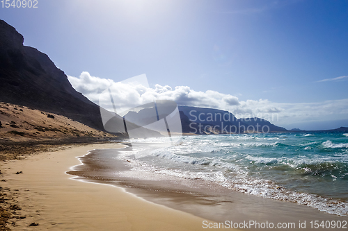 Image of Baia das Gatas beach on Sao Vicente Island, Cape Verde
