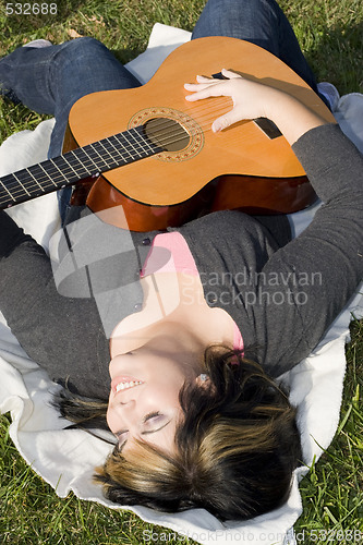 Image of Girl With a Guitar