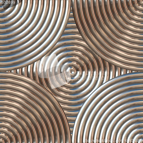 Image of Circular Metal Pattern