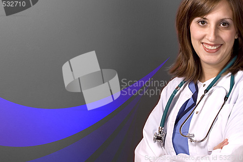 Image of Happy Woman Doctor