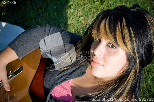 Image of Girl With a Guitar