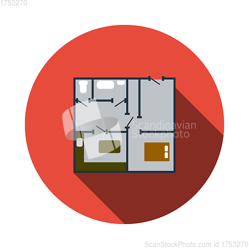 Image of Icon Of Apartment Plan