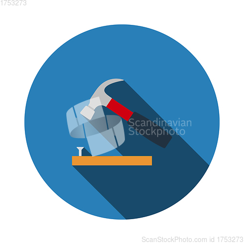 Image of Icon Of Hammer Beat To Nail