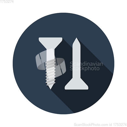Image of Icon Of Screw And Nail