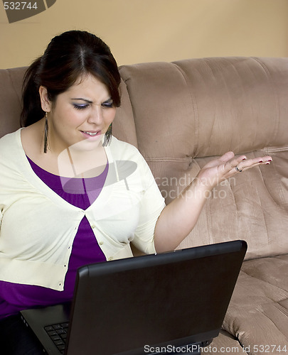 Image of Woman with Laptop