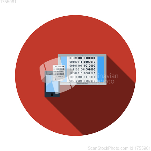 Image of Exchanging Data Icon