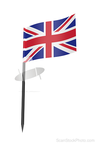 Image of Toothpick with United Kingdom flag
