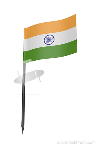 Image of India flag toothpick