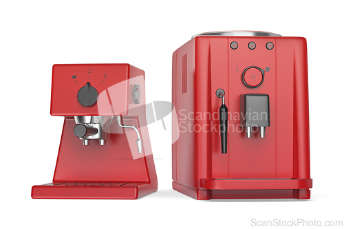 Image of Manual and automatic espresso coffee makers