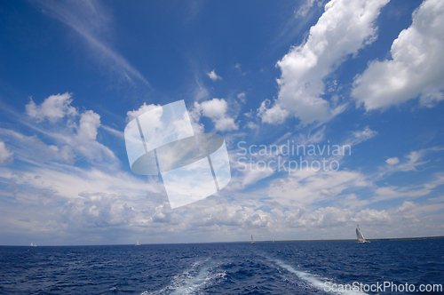 Image of Sailing on a catemaran