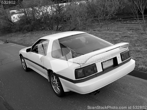 Image of White Sports Car