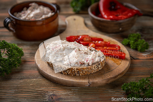 Image of Paprika cream cheese spread