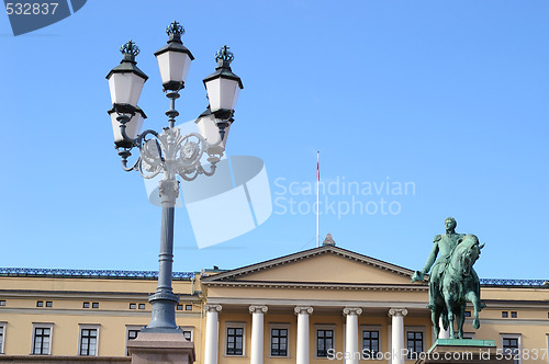 Image of The royal palace in Oslo