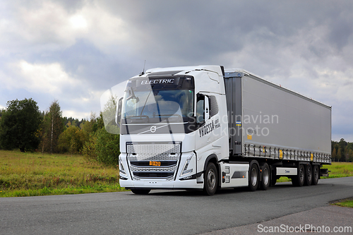 Image of Volvo FH Electric Semi Trailer Truck 