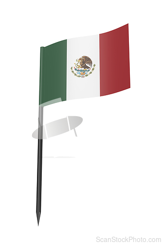 Image of Mexico flag toothpick
